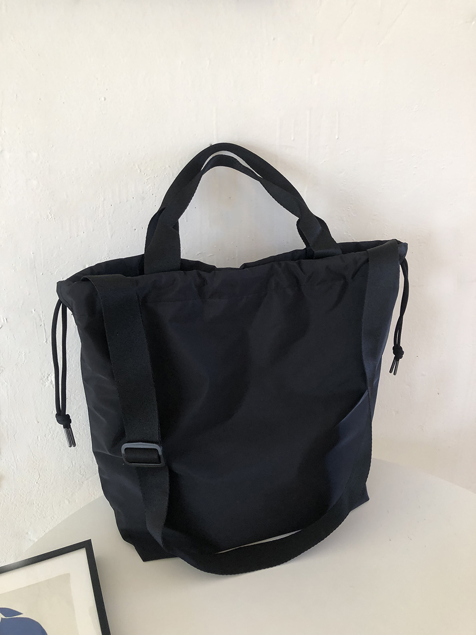 Shirring Bucket Big Crossbody Bag