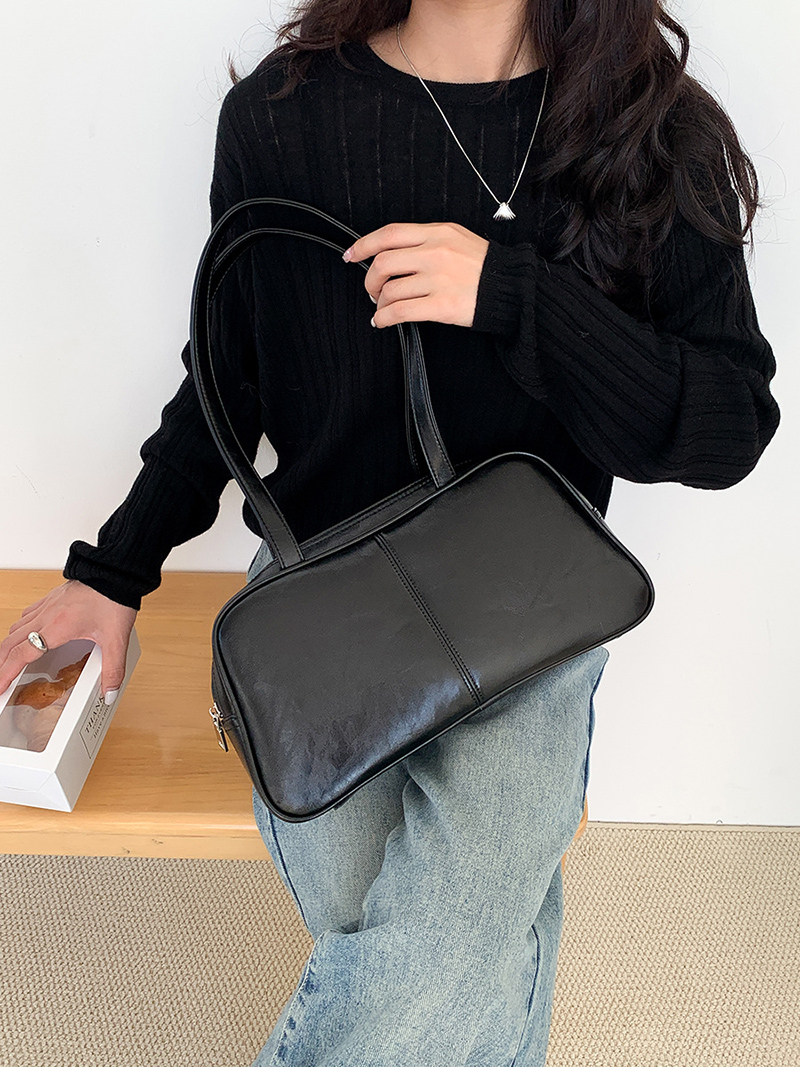 Crack Square Shoulder Bag (3 colors)