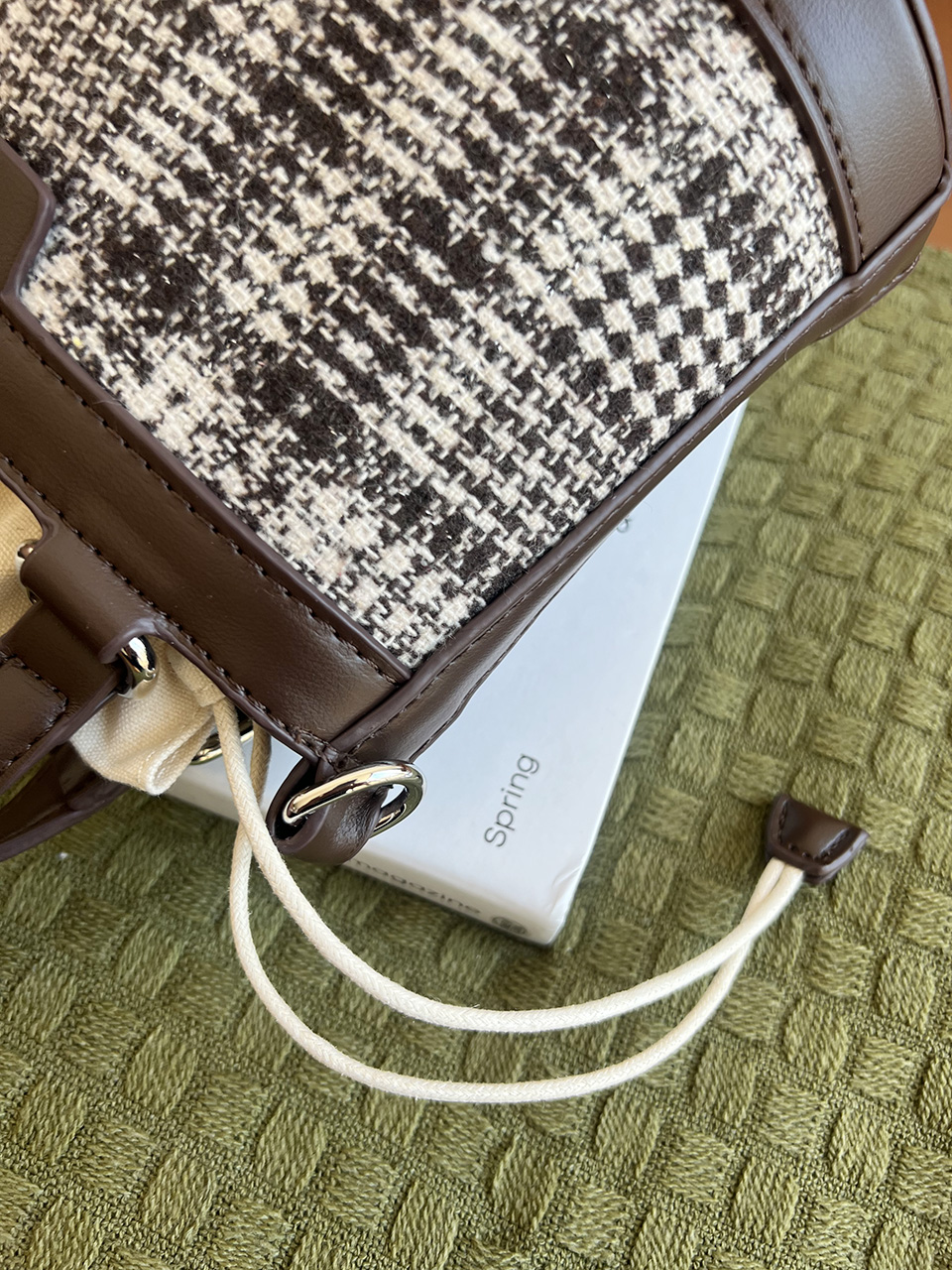 Ofen Classic Check Mini Bucket Bag