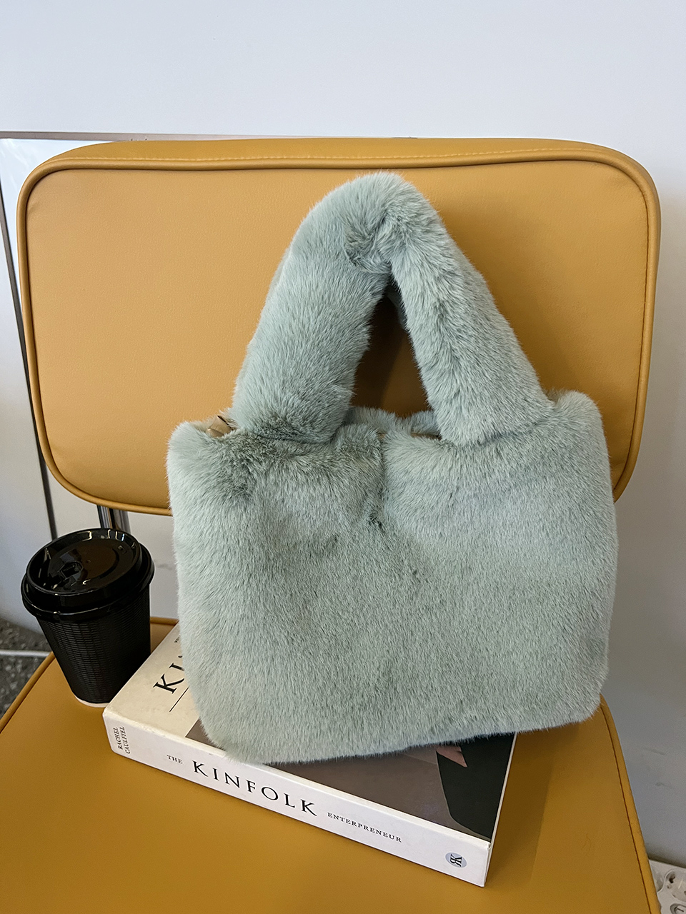 Fluffy fur mini bag (6 colors)