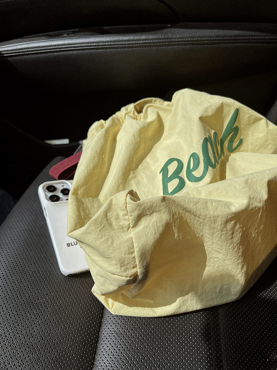 [Nylon] Lettering String Eco Bag (5 colors)