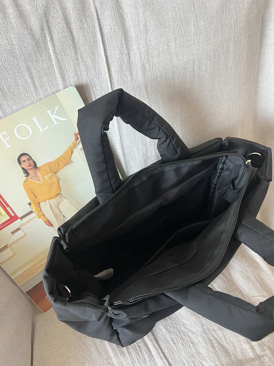 High-pressure quilted mini Boston bag