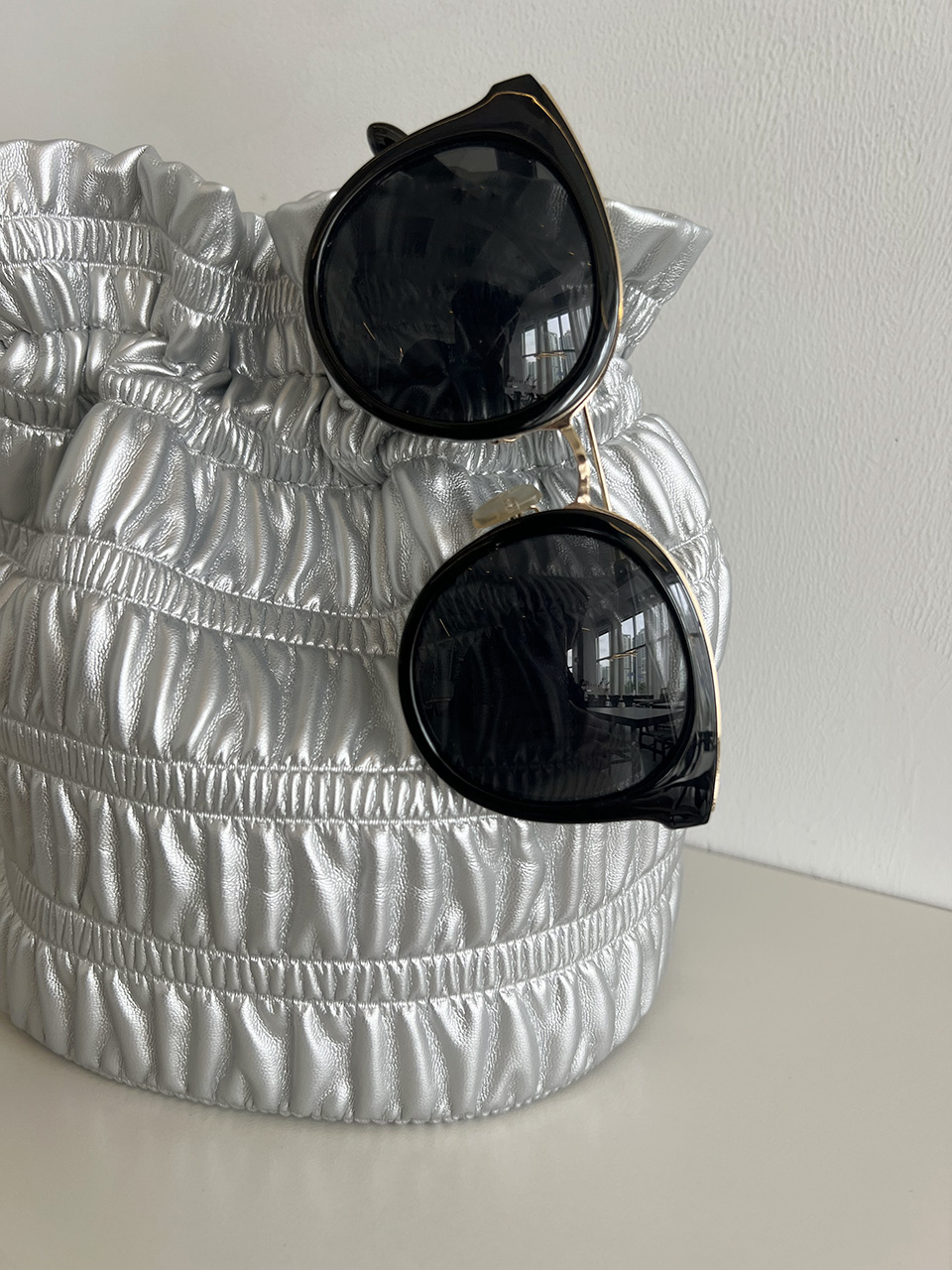 Lauren Fritz Shirring Shoulder Bag