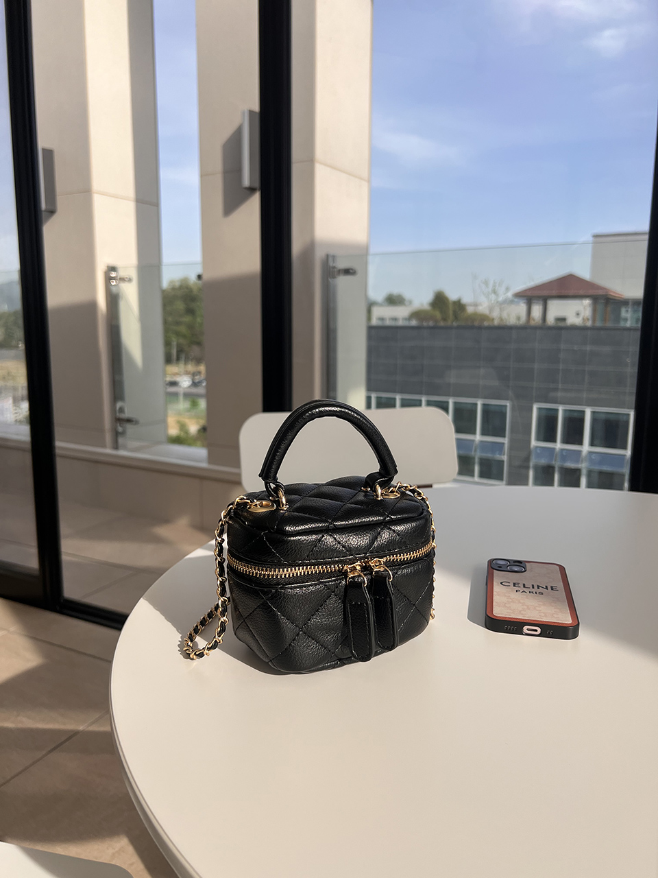 Mini Quilted Chain Crossbody Bag (4 colors)