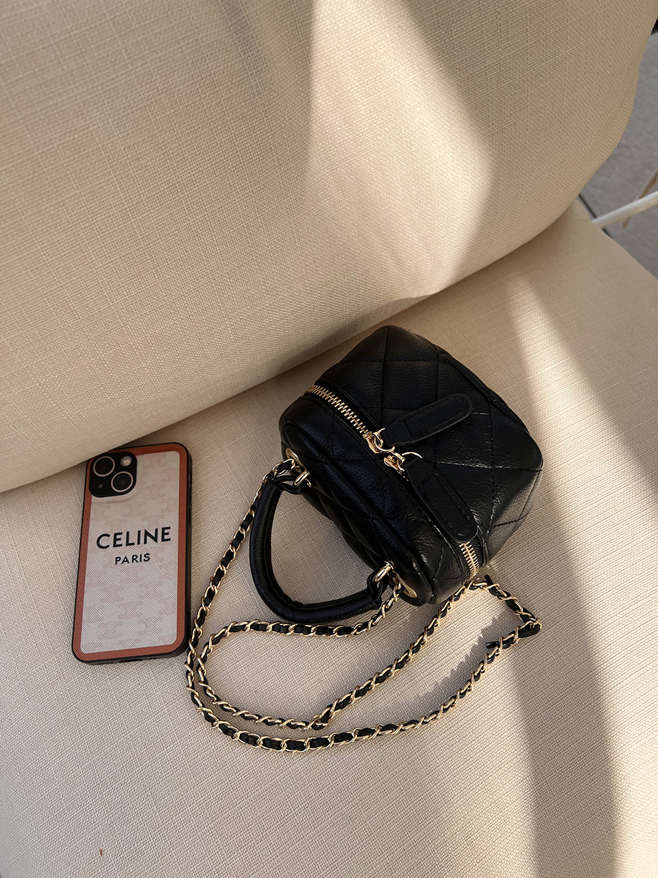 Mini Quilted Chain Crossbody Bag (4 colors)