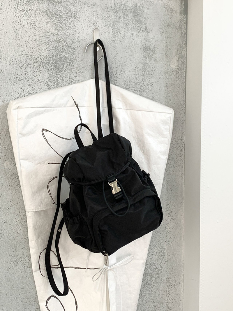 Casual nylon mini backpack