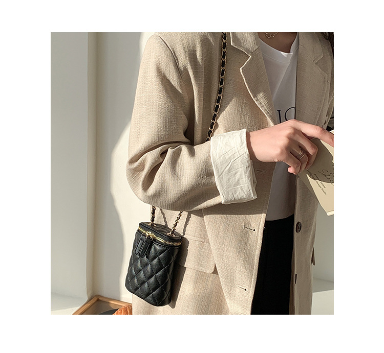 Sienna Quilted Square Mini Chain Bag