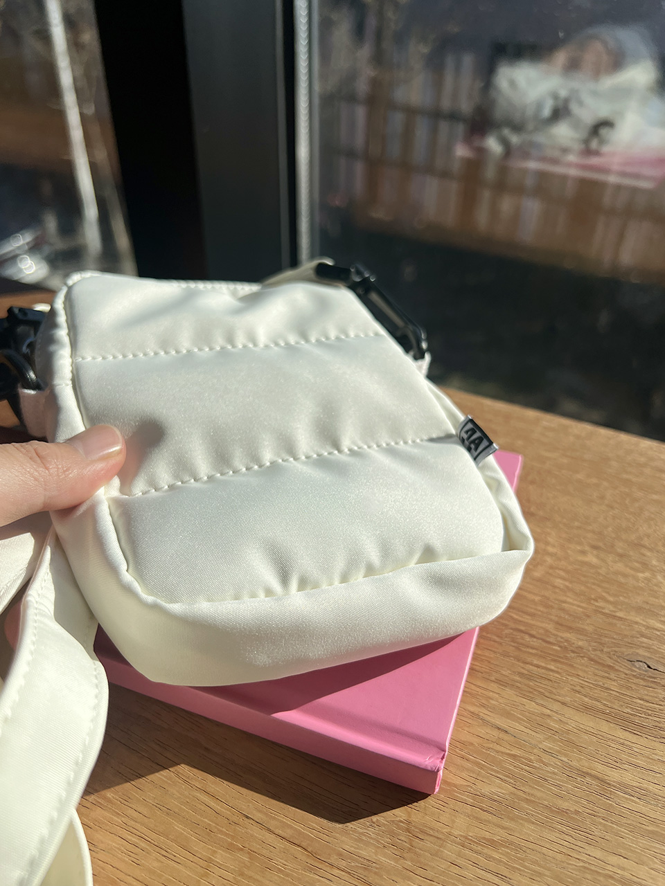 Smooth Quilted Square Mini Bag