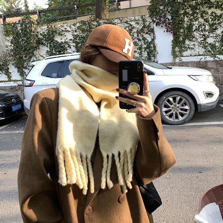 Mohair Classic Knit Scarf