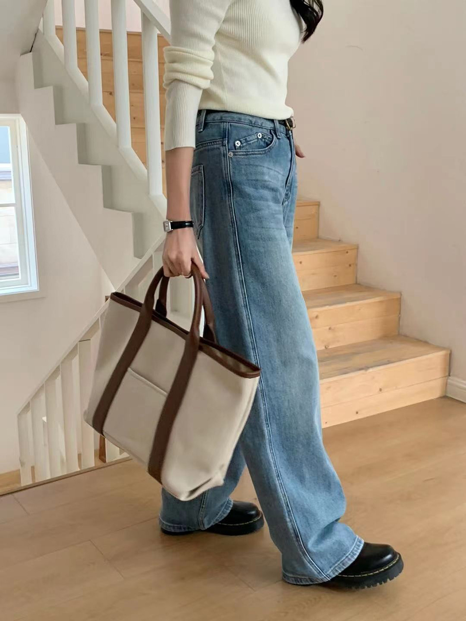 Pocket tote bag (3 colors)