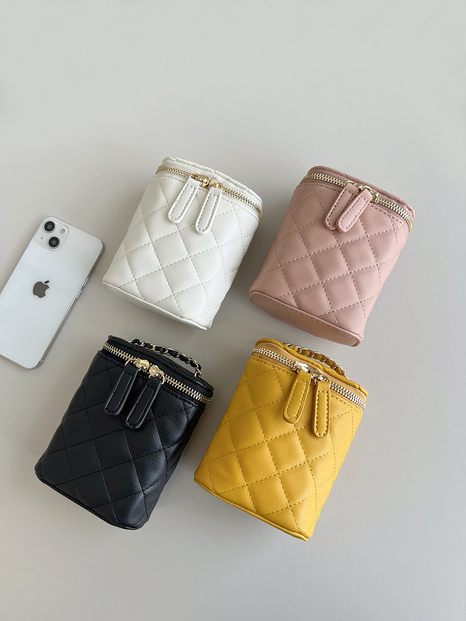 Sienna Quilted Square Mini Chain Bag