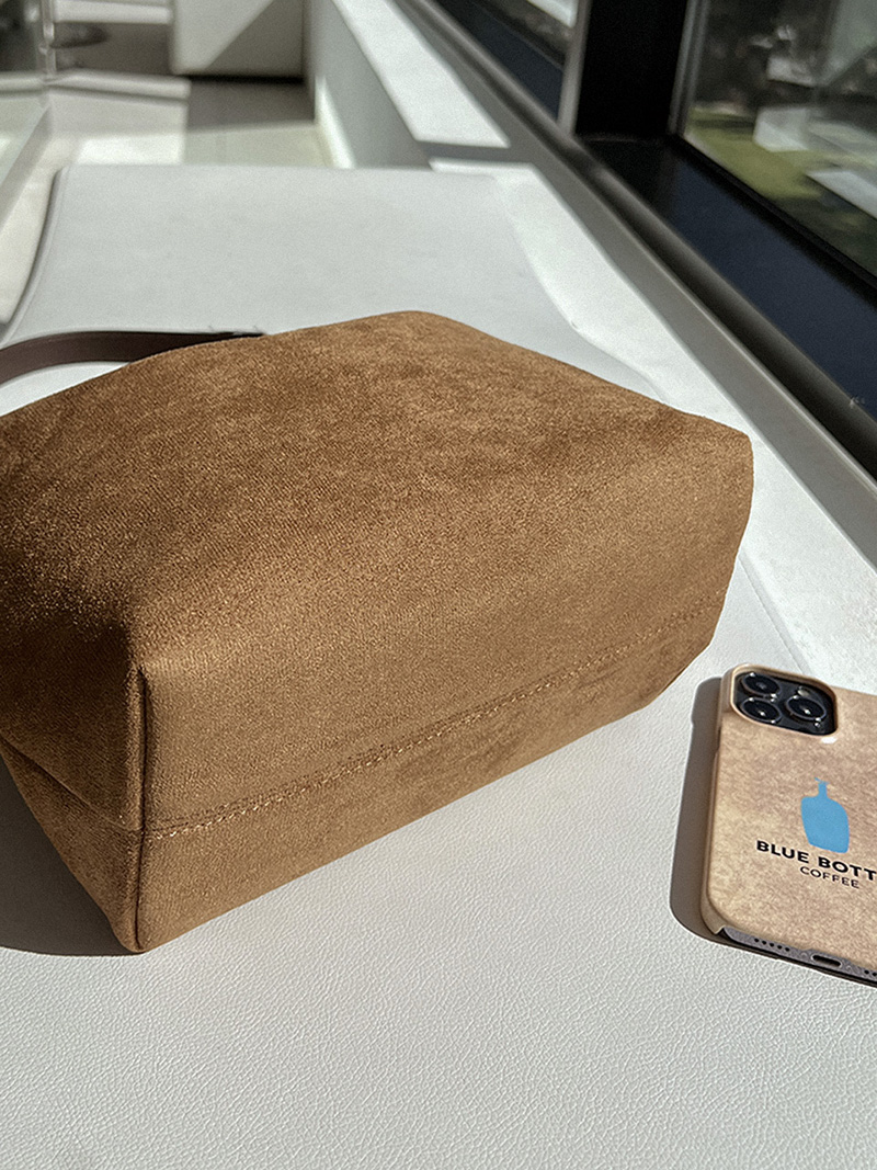 Suede bag