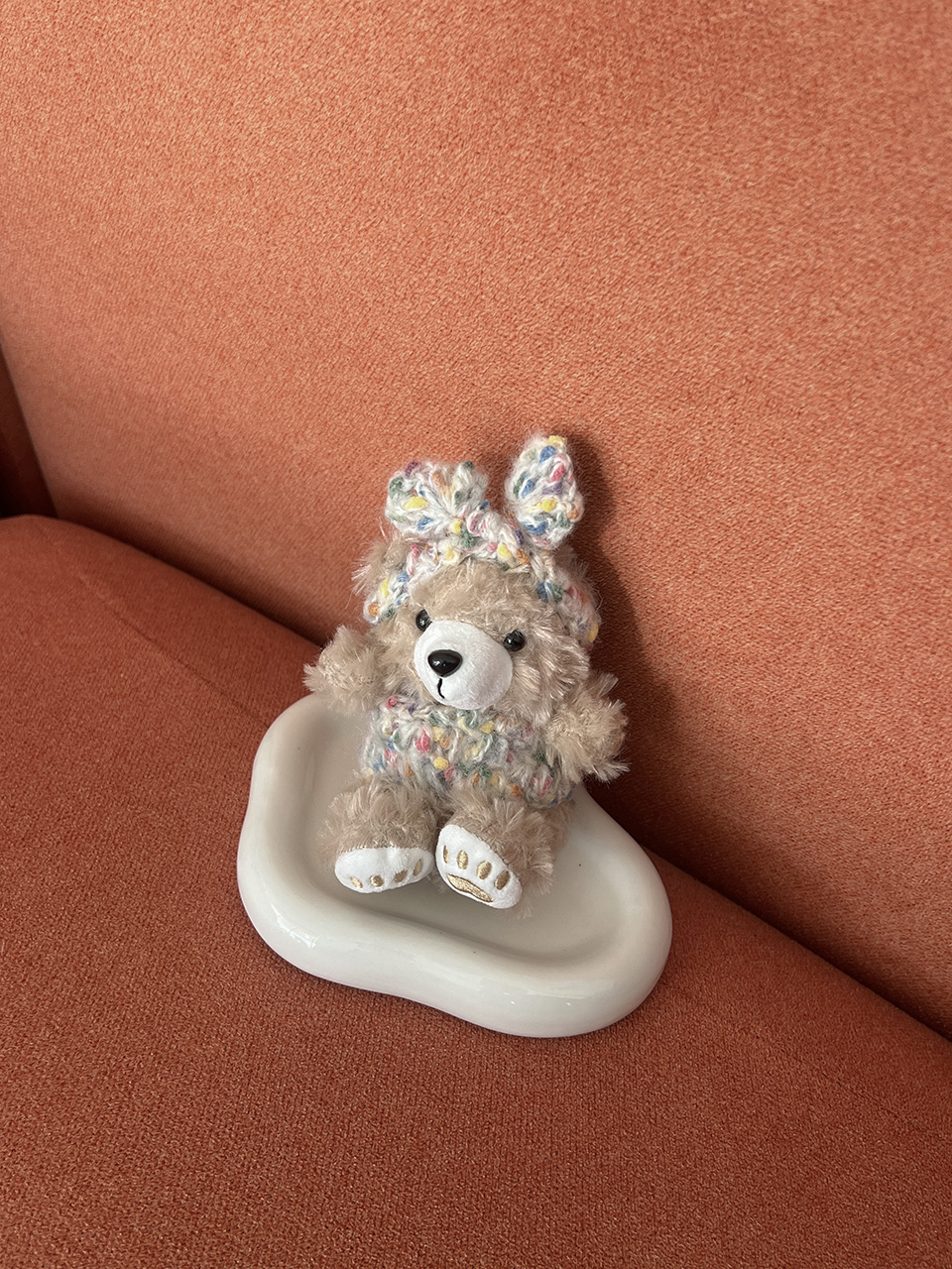 Teddy bear doll charm
