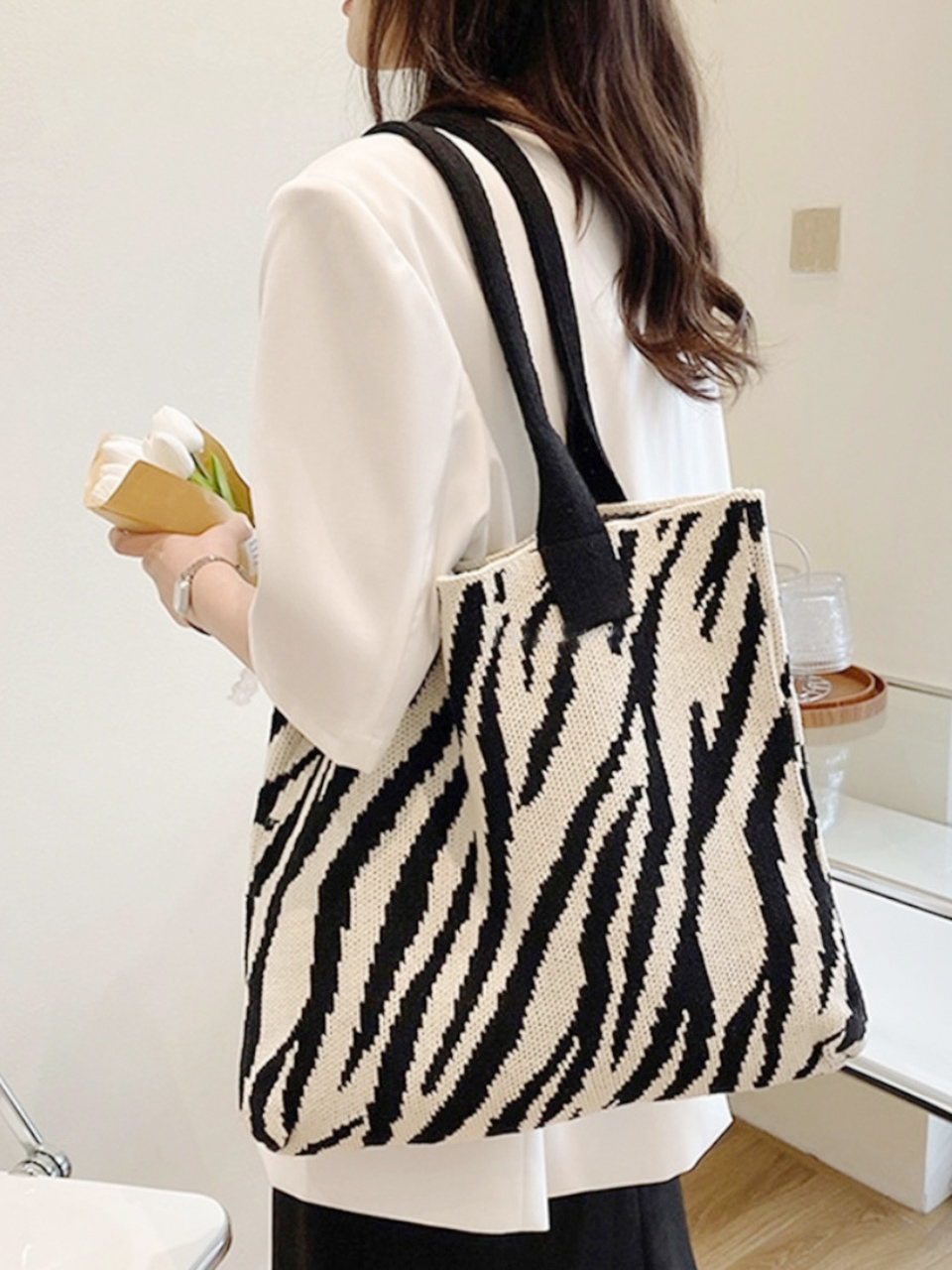 Knitted Big Eco Bag (4 colors)