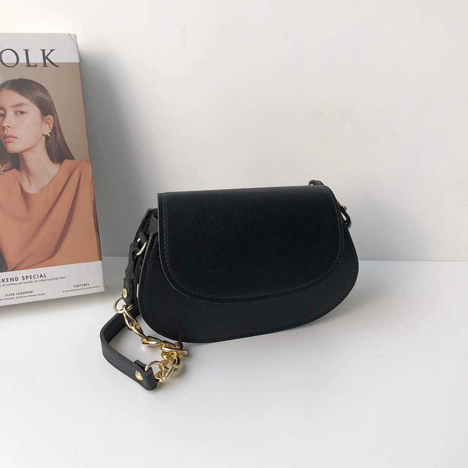 Soft chain mini shoulder bag (with cross strap)