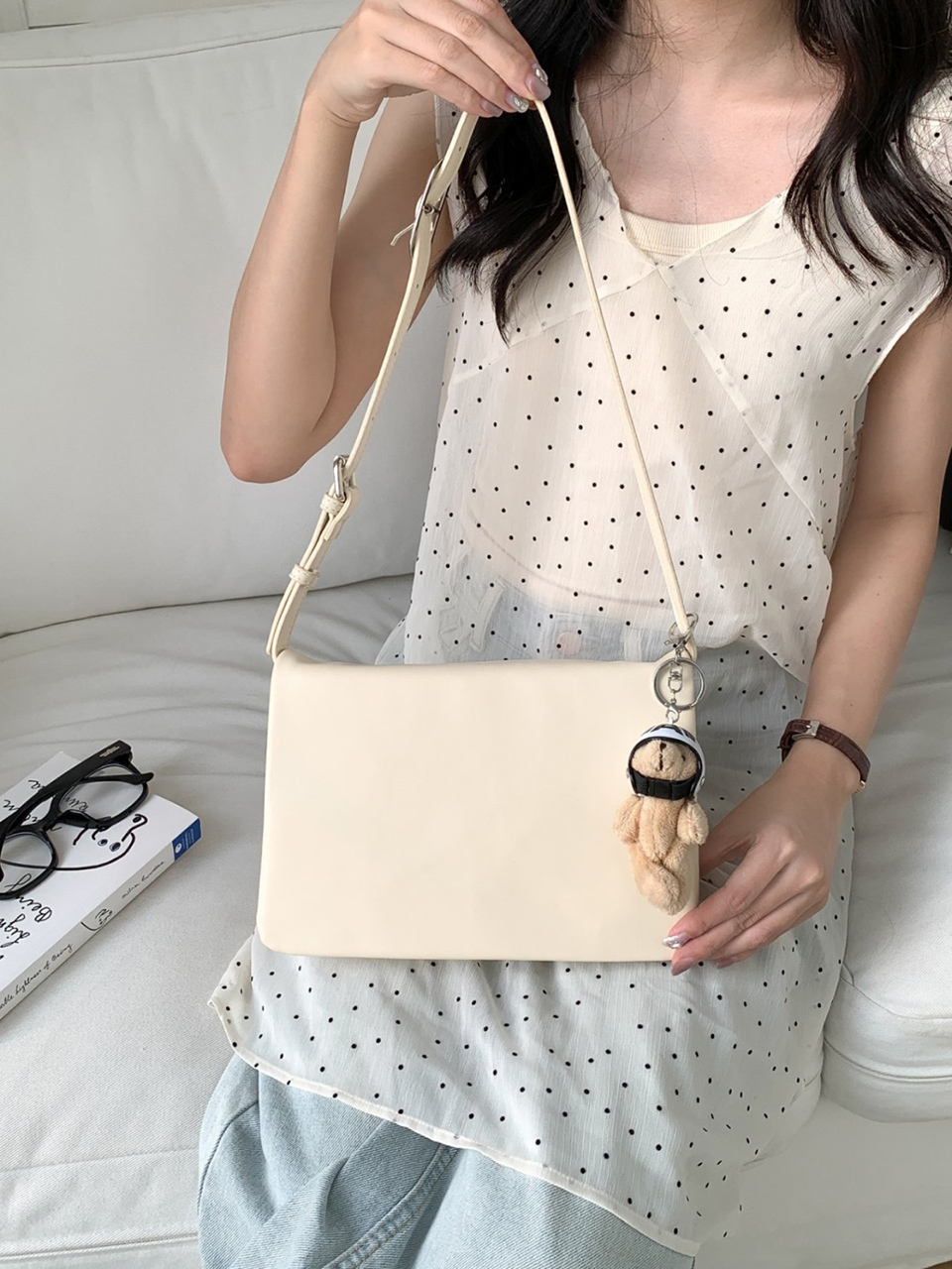 Square Mini Shoulder Bag (4 colors)