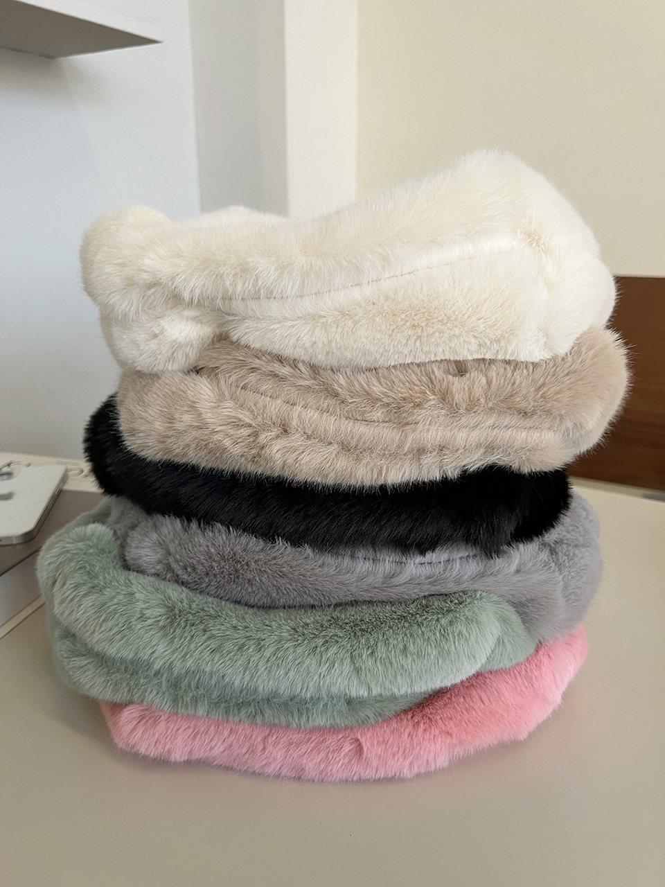 Fluffy fur mini bag (6 colors)