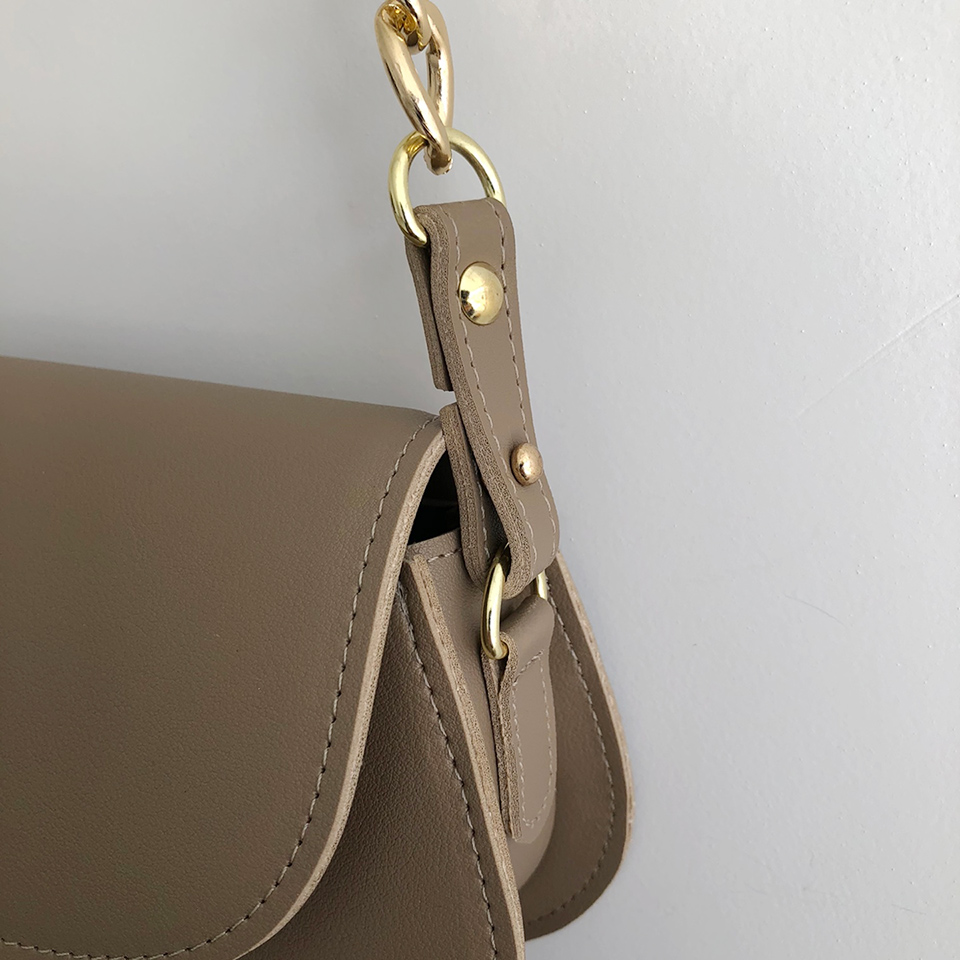 Soft chain mini shoulder bag (with cross strap)