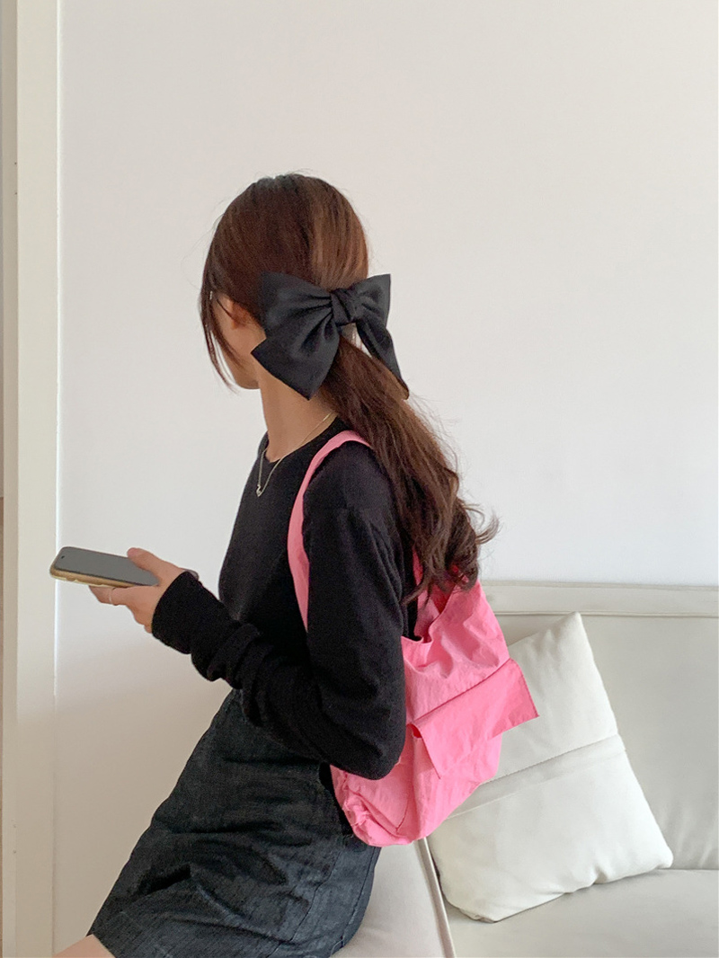 Catherine Pocket Shirring Side String Shoulder Bag