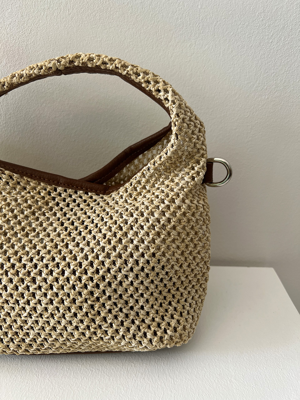 Sevier Rattan 2-Way Summer Mini Tote Bag