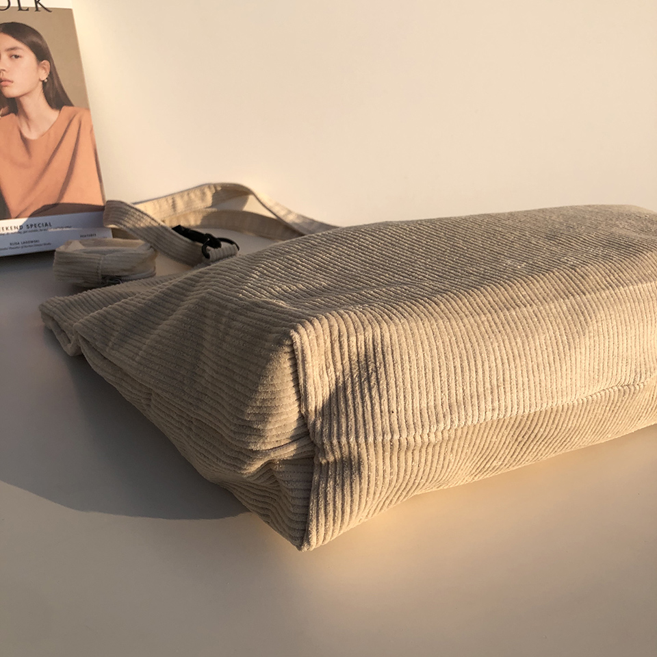 Corduroy eco bag
