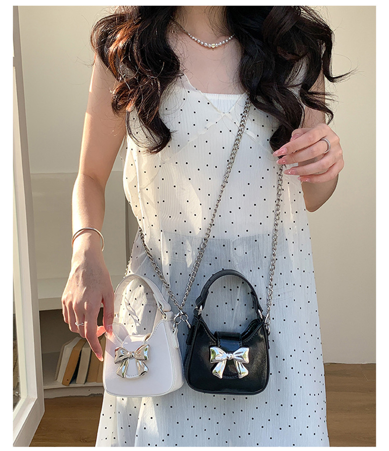 Ribbon Chain Ballet Core Mini Shoulder Bag (5 colors)