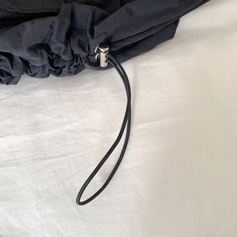 Catherine Pocket Shirring Side String Shoulder Bag