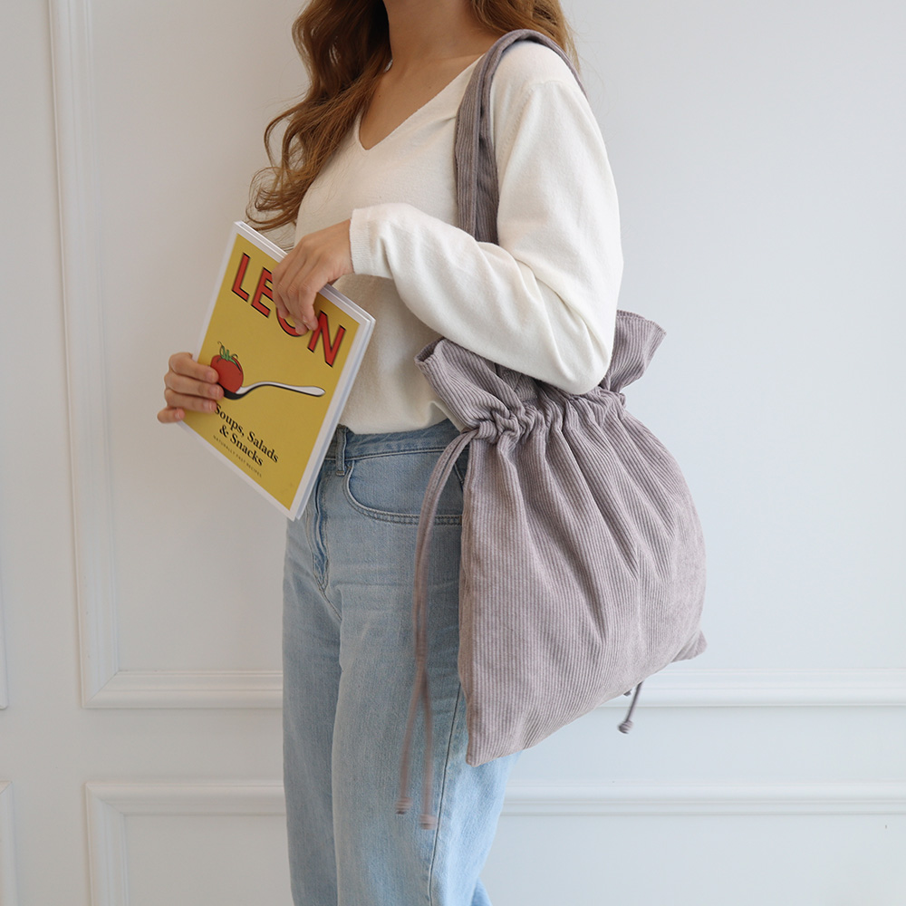 Corduroy Big Shoulder Eco Bag