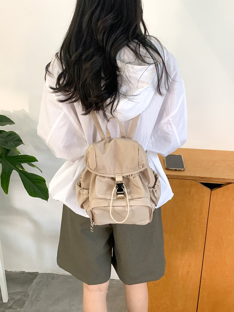 Casual nylon mini backpack