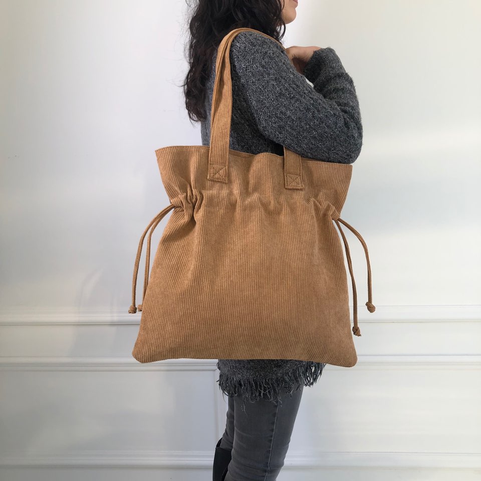 Corduroy Big Shoulder Eco Bag