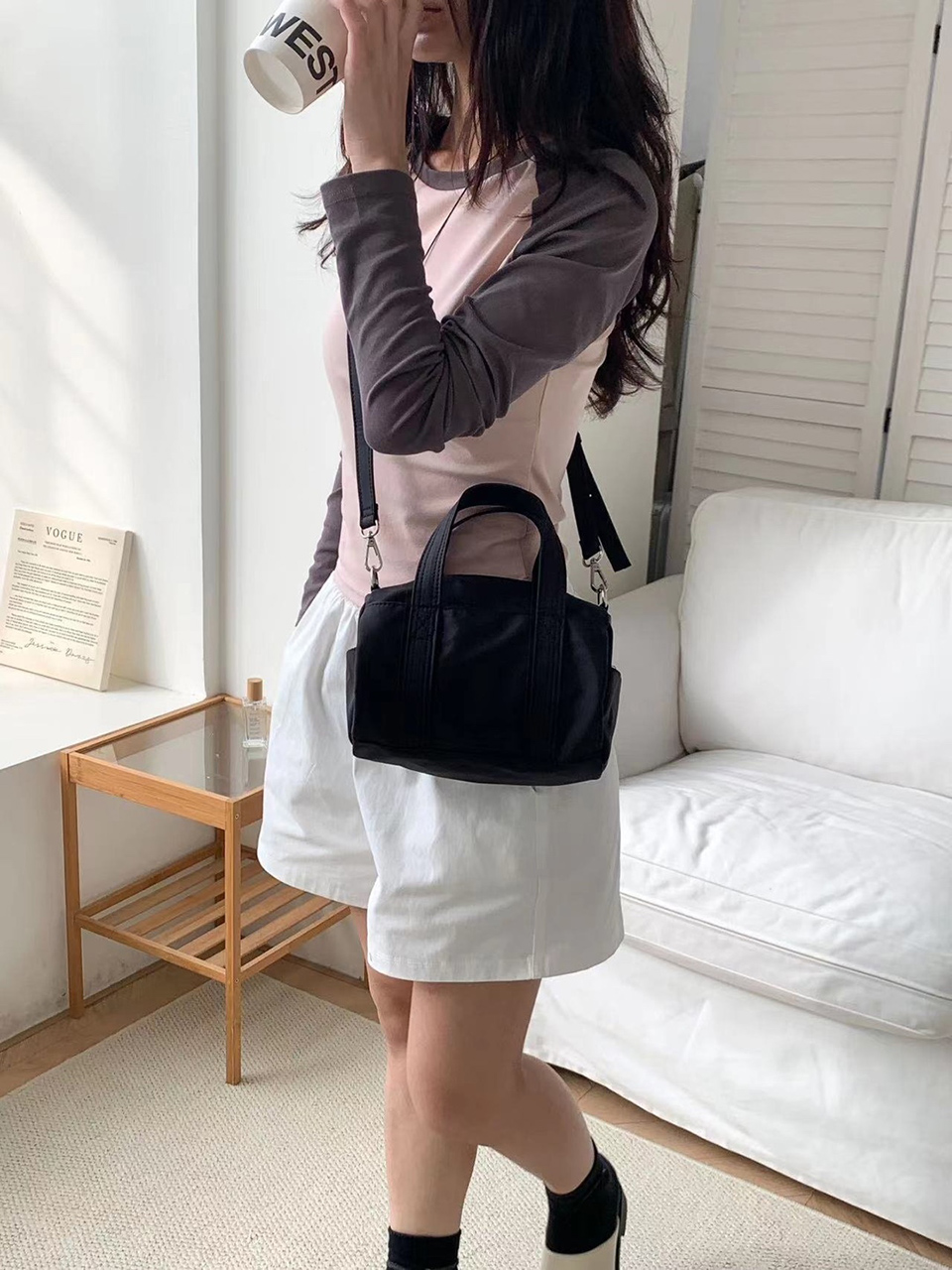 Nylon Mini Tote Bag (4 colors)