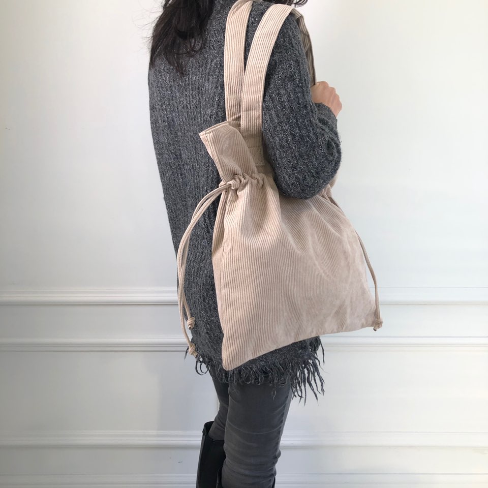 Corduroy Big Shoulder Eco Bag