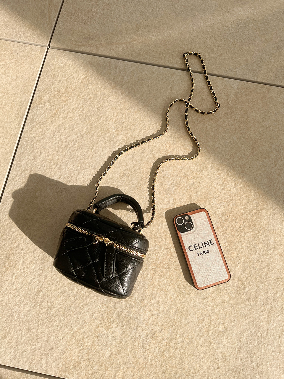 Mini Quilted Chain Crossbody Bag (4 colors)
