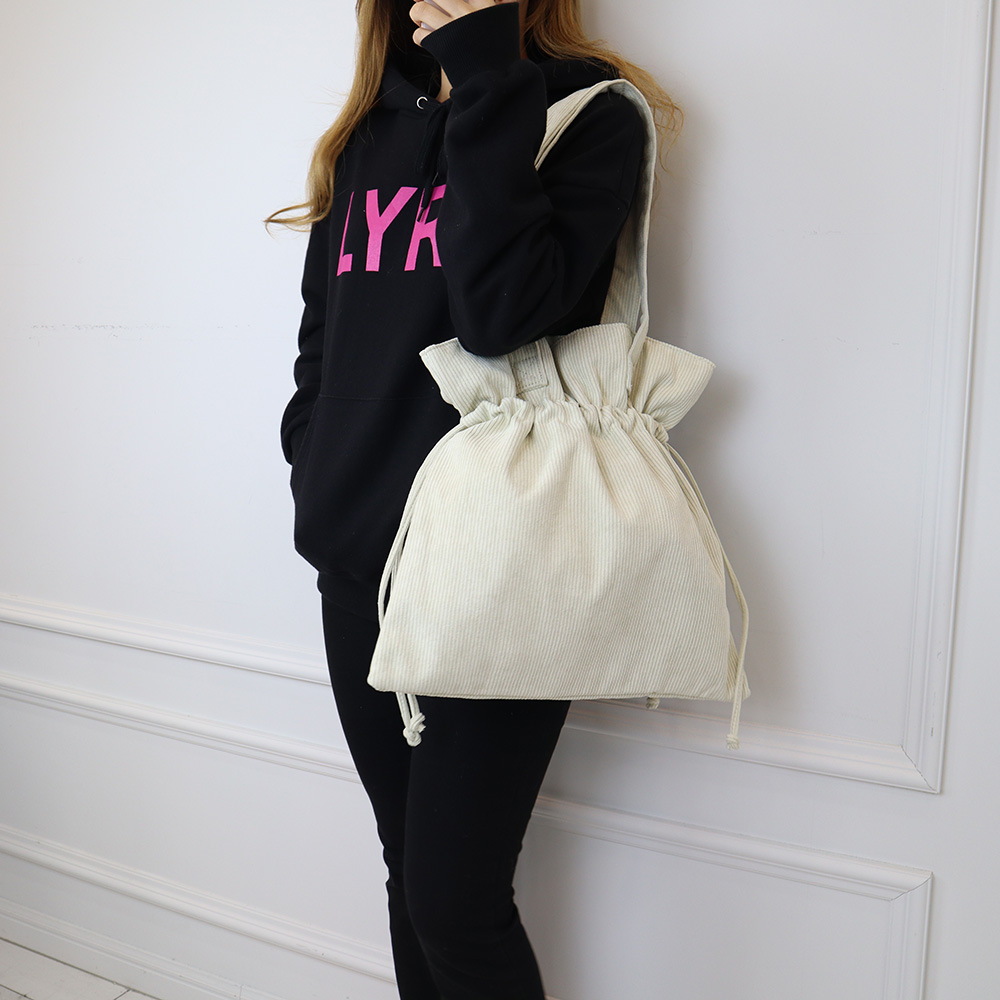 Corduroy Big Shoulder Eco Bag