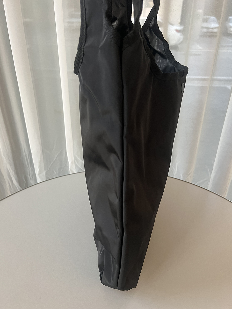 Button nylon shoulder eco bag