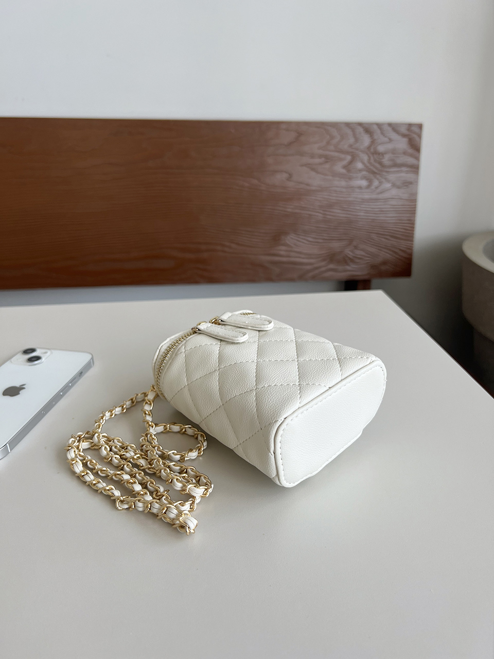 Sienna Quilted Square Mini Chain Bag