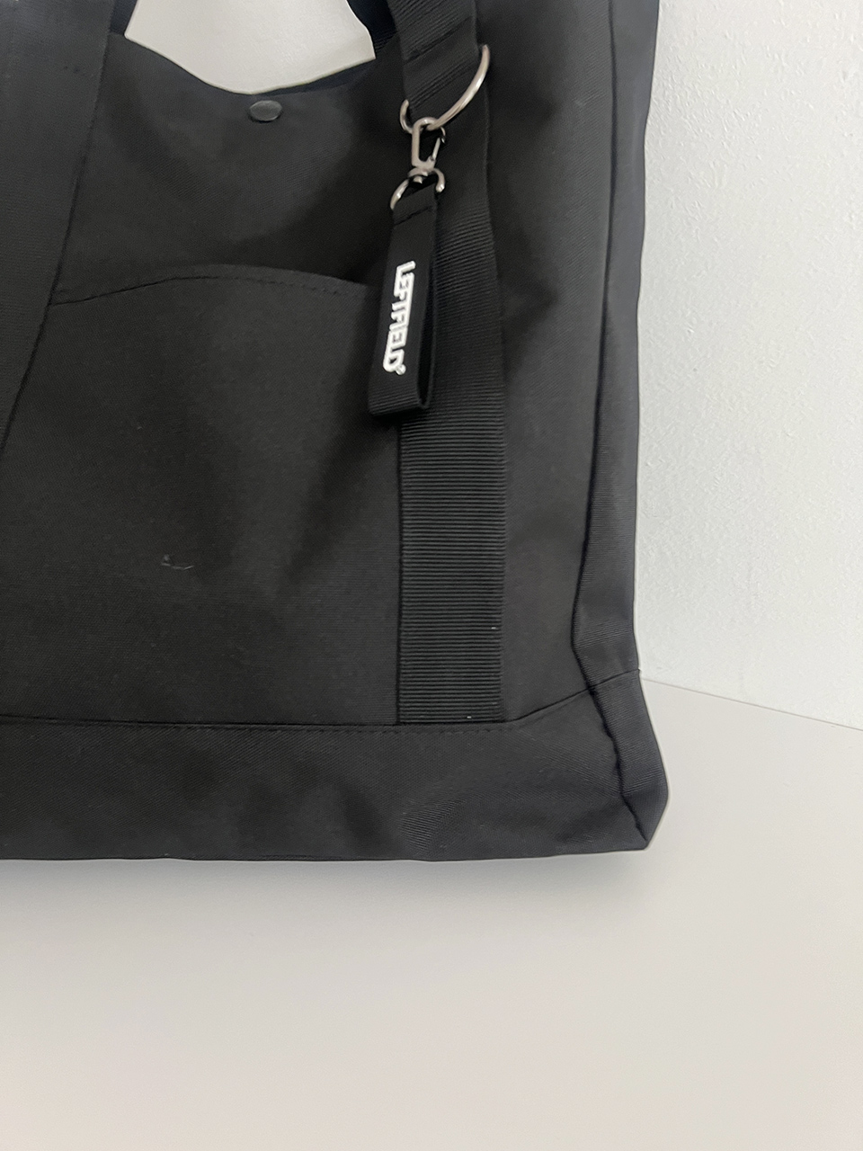 Canvas fabric pocket large cross eco bag