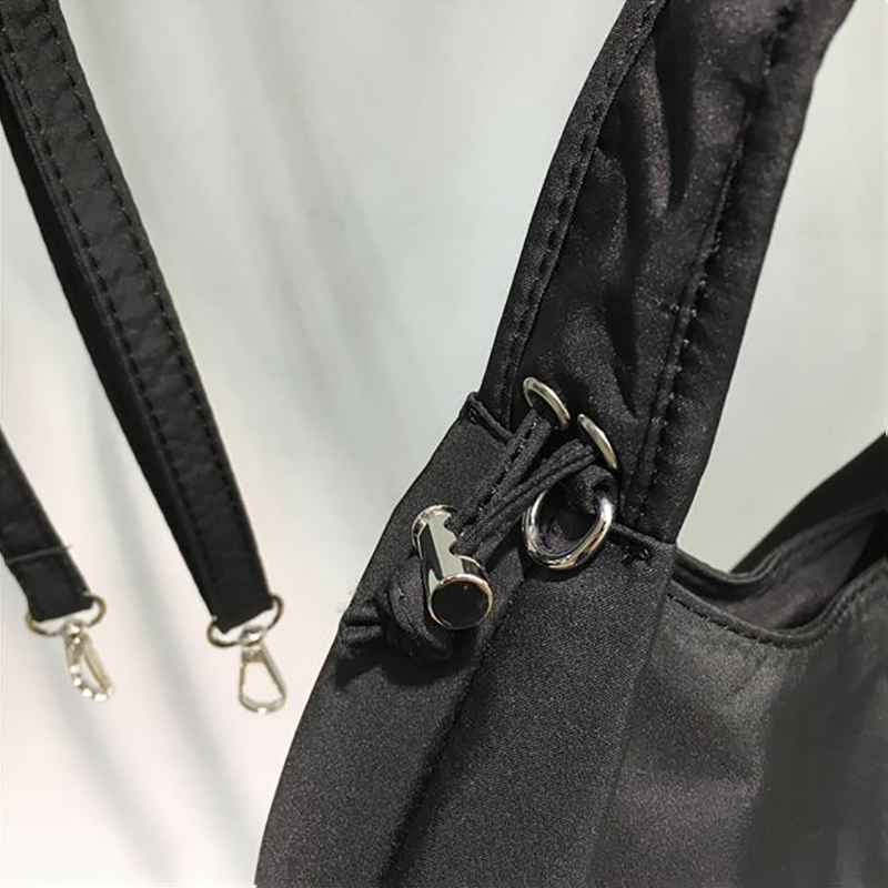 Jolly Shirred Round String Mini Shoulder Bag