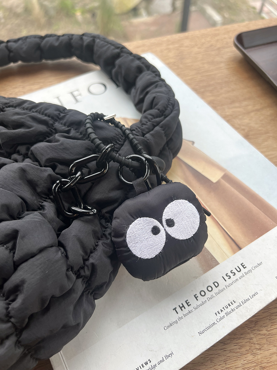 Cushion Big Eye Bag Charm