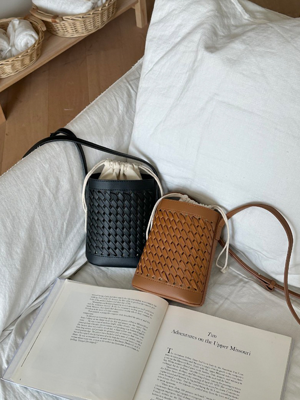 Bali Weaving Net Mini Shoulder Bag