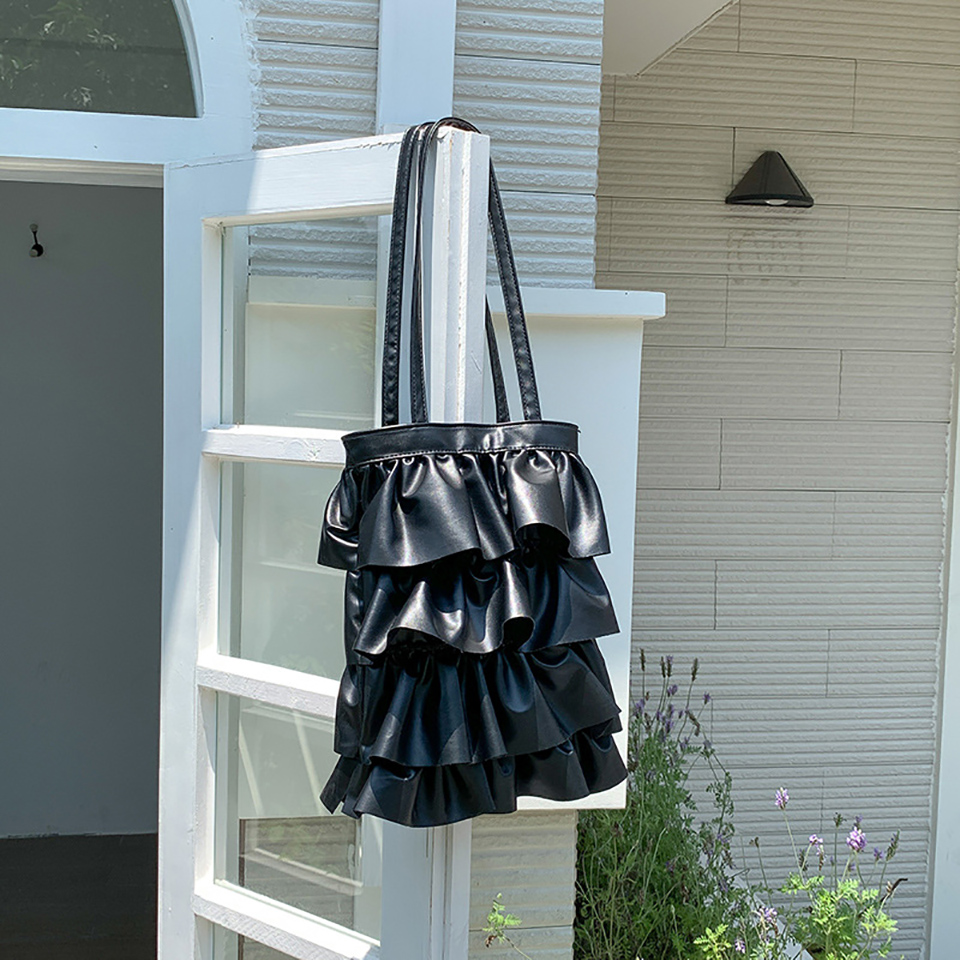 Sharif Frill Frits Shoulder Bag