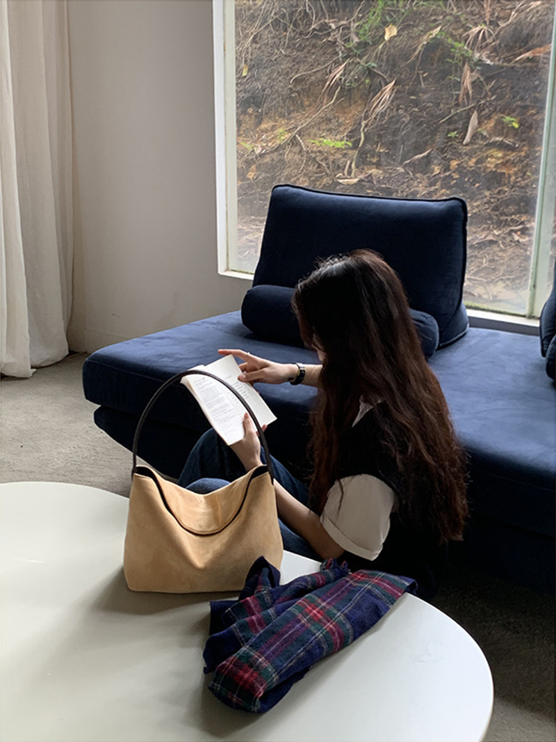 Suede bag
