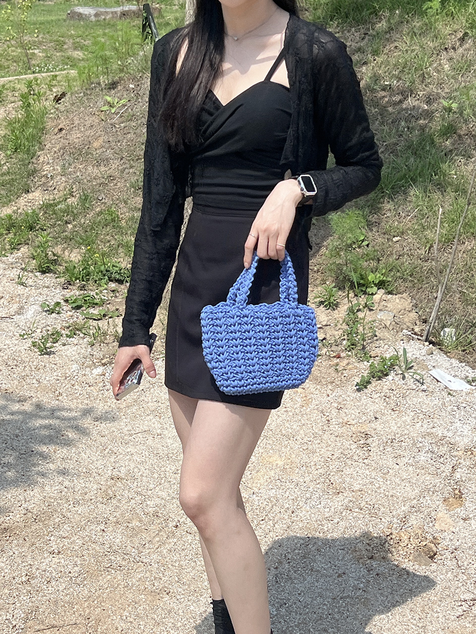 Crochet Mini Tote Bag (6 colors)