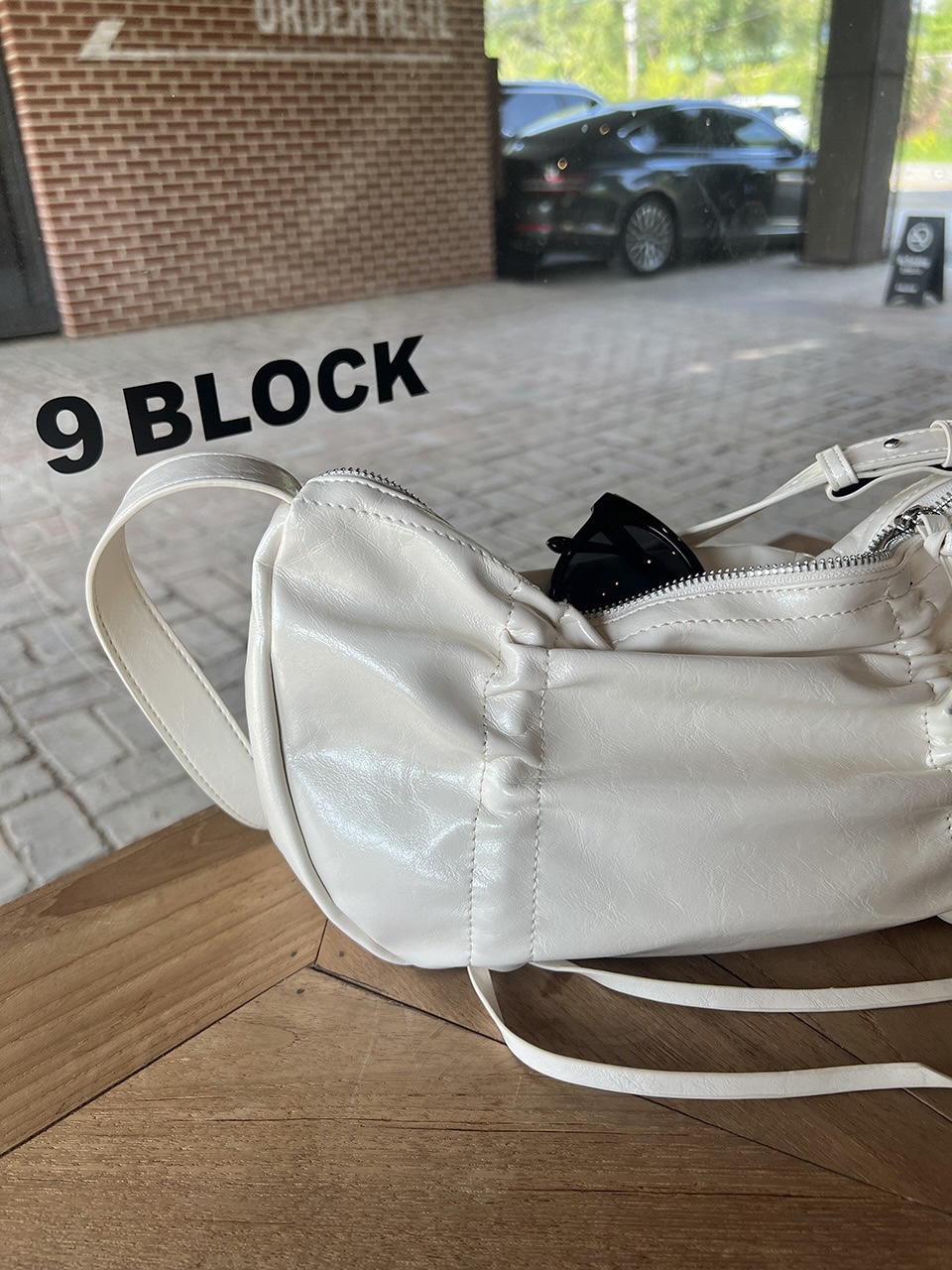 Ribbon Shirring Ballet Core Shoulder Bag (4 colors)