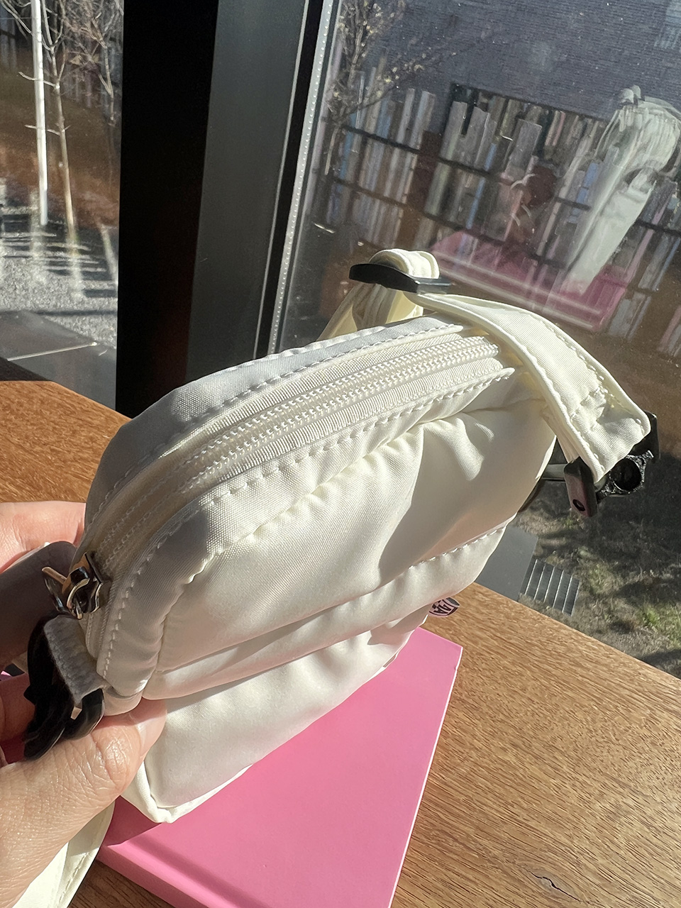 Smooth Quilted Square Mini Bag