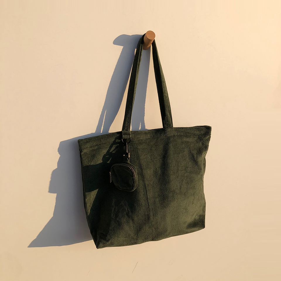 Corduroy eco bag