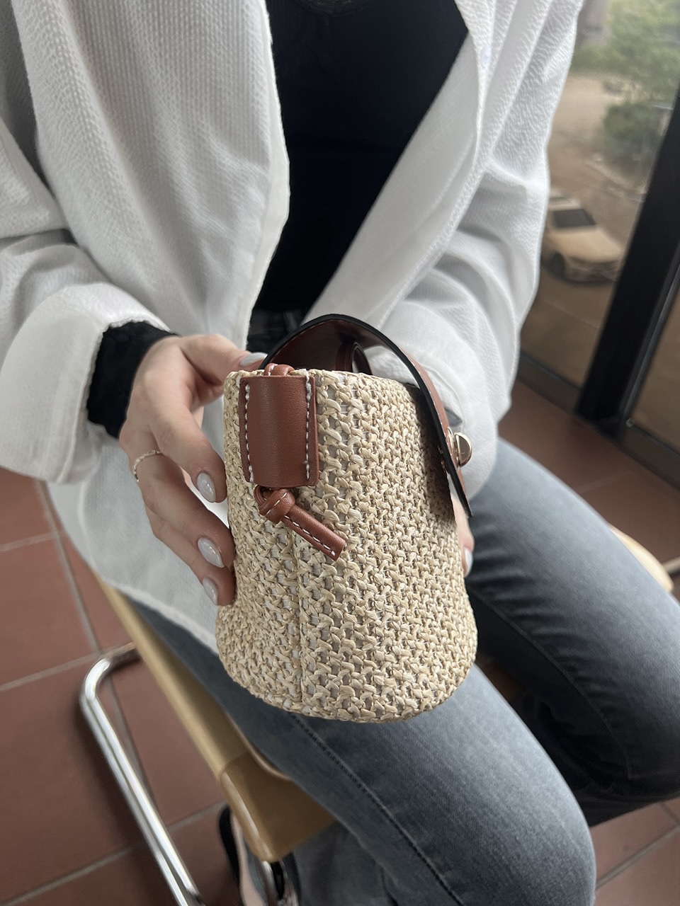 Medium Buckle Flap Mini Crossbody Bag (2 colors)