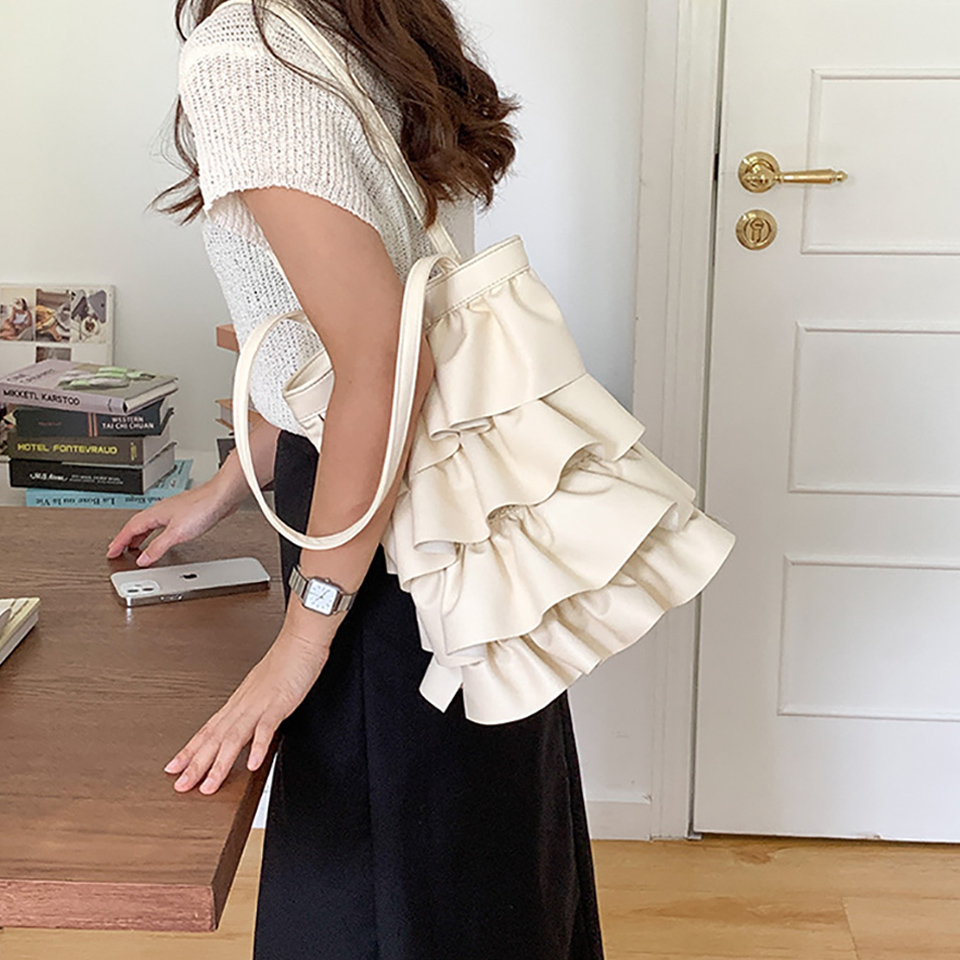 Sharif Frill Frits Shoulder Bag