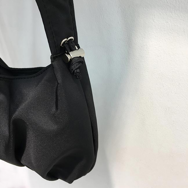 Jolly Shirred Round String Mini Shoulder Bag