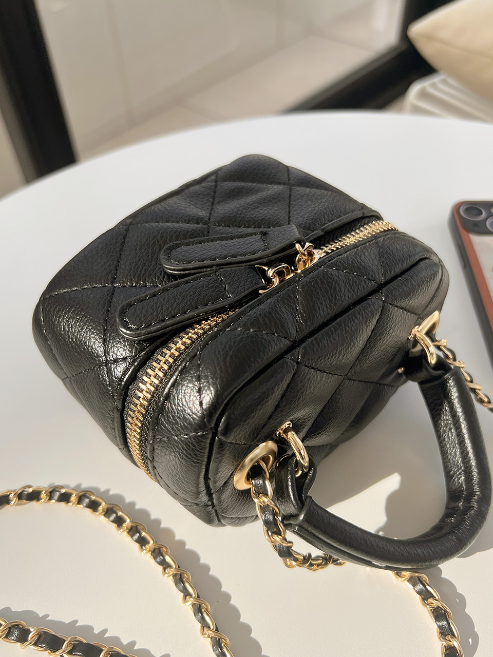 Mini Quilted Chain Crossbody Bag (4 colors)